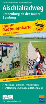 Abbildung von: Aischtalradweg, Rothenburg ob der Tauber - Bamberg - Freytag-Berndt und ARTARIA