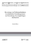 Cover: Bewertung von Umbauma&szlig;nahmen in elektrischen Verteilungsnetzen zur Erreichung eines langfristigen Ausbauziels - printproduction M. Wolff