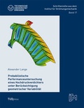 Cover: Performanceuntersuchung eines Hochdruckverdichters unter Ber&uuml;cksichtigung geometrischer Variabilit&auml;t - TUDpress