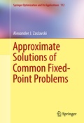 Cover: Approximate Solutions of Common Fixed-Point Problems - Springer
