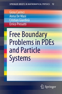 Enlarge image Cover: Free Boundary Problems in PDEs and Particle Systems - Springer