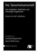 Cover: Die Sprachwissenschaft - Language Science Press