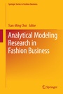 Cover: Analytical Modeling Research in Fashion Business - Springer