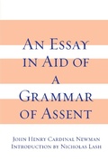 Cover: Essay in Aid of a Grammar of Assent, an - University of Notre Dame Press