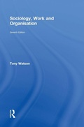 Cover: Sociology, Work and Organisation - Routledge