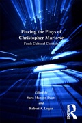 Cover: Placing the Plays of Christopher Marlowe - Routledge