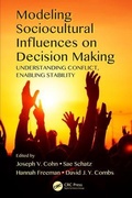 Cover: Modeling Sociocultural Influences on Decision Making - CRC Press