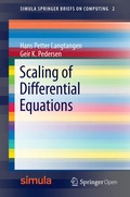 Cover: Scaling of Differential Equations - Springer