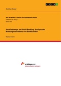 Cover: Vertriebswege im Retail-Banking. Analyse des Nutzungsverhaltens von Bankkunden - GRIN Verlag