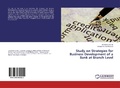 Cover: Study on Strategies for Business Development of a Bank at Branch Level - LAP Lambert Academic Publishing