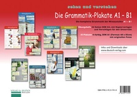 Abbildung von: Die Grammatik-Plakate A1-B1 - Hueber Verlag