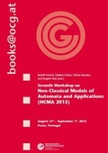 Cover: Seventh Workshop on Non-Classical Models of Automata and Applications - Oesterreichische Computer Gesellschaft