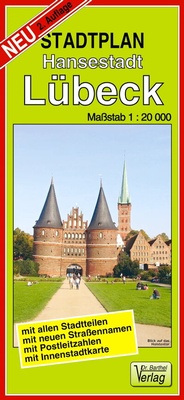 Abbildung von: Stadtplan Hansestadt Lübeck - Barthel, A