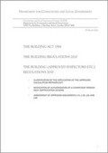 Cover: The Building Act 1984 - TSO