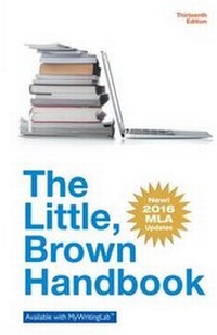 Enlarge image Cover: Little Brown Handbook, The, MLA Update Edition - Pearson