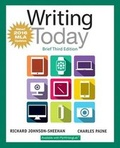 Cover: Writing Today, Brief Edition, MLA Update Edition - Pearson