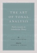 Cover: The Art of Tonal Analysis - OUP eBook