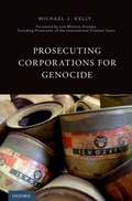 Cover: Prosecuting Corporations for Genocide - OUP eBook