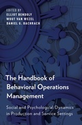 Cover: The Handbook of Behavioral Operations Management - OUP eBook
