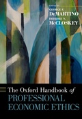 Cover: The Oxford Handbook of Professional Economic Ethics - OUP eBook