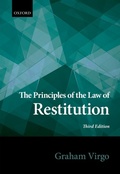 Cover: The Principles of the Law of Restitution - OUP eBook