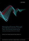 Cover: Managing Diversity through Non-Territorial Autonomy - OUP eBook