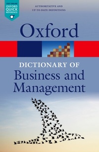 Abbildung von: A Dictionary of Business and Management - OUP eBook