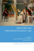 Cover: Good Faith and International Economic Law - OUP eBook