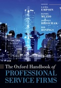 Cover: The Oxford Handbook of Professional Service Firms - OUP eBook