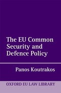 Cover: The EU Common Security and Defence Policy - OUP eBook
