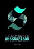 Cover: The New Oxford Shakespeare: Authorship Companion - Oxford University Press