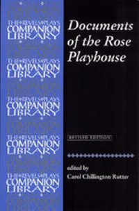 Abbildung von: Documents of the Rose Playhouse (Revised EDN) - Manchester University Press