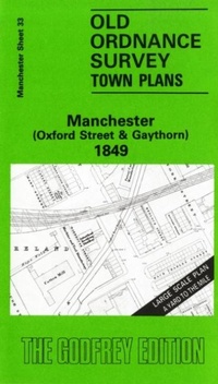 Abbildung von: Manchester (Oxford Street and Gaythorn) 1849 - Alan Godfrey Maps