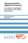 Cover: Noncommutative Algebraic Geometry - Cambridge University Press