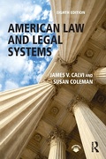 Cover: American Law and Legal Systems - Routledge