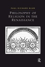 Cover: Philosophy of Religion in the Renaissance - Routledge