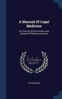 Abbildung von: A Manual Of Legal Medicine - Sagwan Press