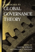 Cover: Approaches to Global Governance Theory - State University of New York Press