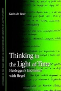 Cover: Thinking in the Light of Time - State University of New York Press