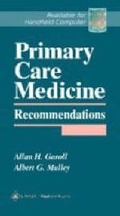 Cover: Primary Care Medicine Recommendations - Lippincott Williams and Wilkins