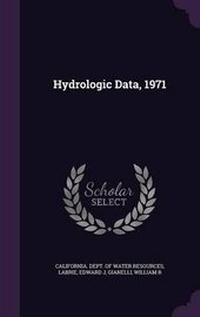 Enlarge image Cover: Hydrologic Data, 1971 - Palala Press