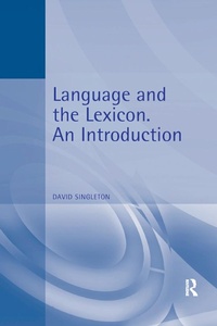 Abbildung von: Language and the Lexicon - Routledge
