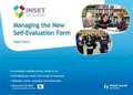 Cover: Managing the New Self-evaluation Form - Philip Allan Updates
