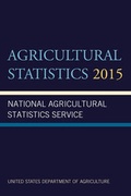 Cover: Agricultural Statistics 2015 - Bernan Press