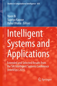 Enlarge image Cover: Intelligent Systems and Applications - Springer