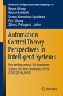 Cover: Automation Control Theory Perspectives in Intelligent Systems - Springer