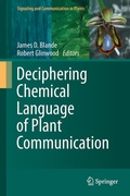 Cover: Deciphering Chemical Language of Plant Communication - Springer