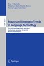 Cover: Future and Emergent Trends in Language Technology - Springer