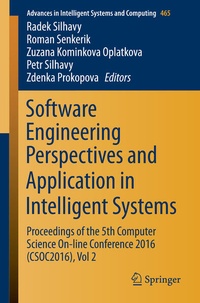 Enlarge image Cover: Software Engineering Perspectives and Application in Intelligent Systems - Springer