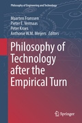 Cover: Philosophy of Technology after the Empirical Turn - Springer